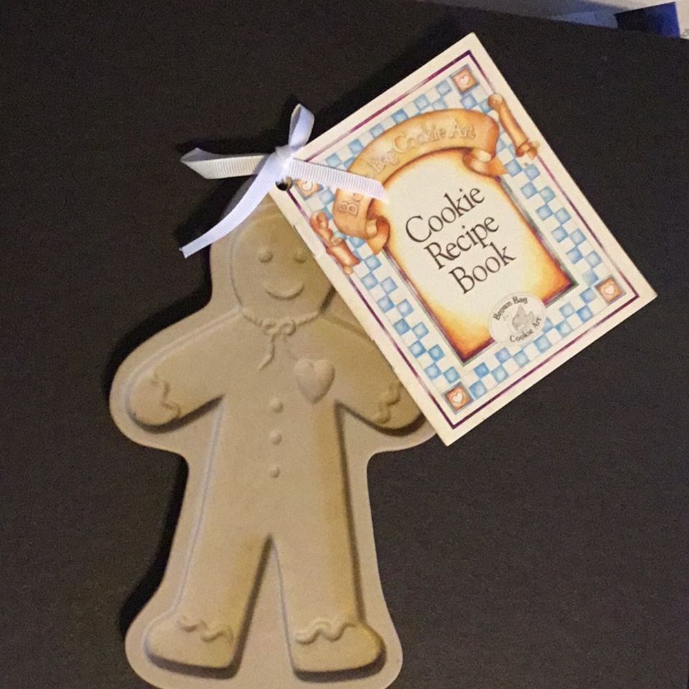 Vintage Brown Bag Cookie Art 1992 Gingerbread Person